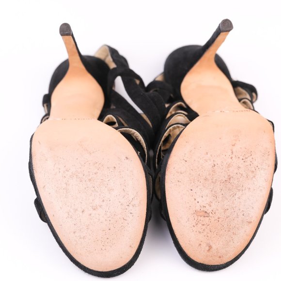 JIMMY Choo Glenys Suede Gladiator Strappy Sandals Size 8 - Picture 5 of 5